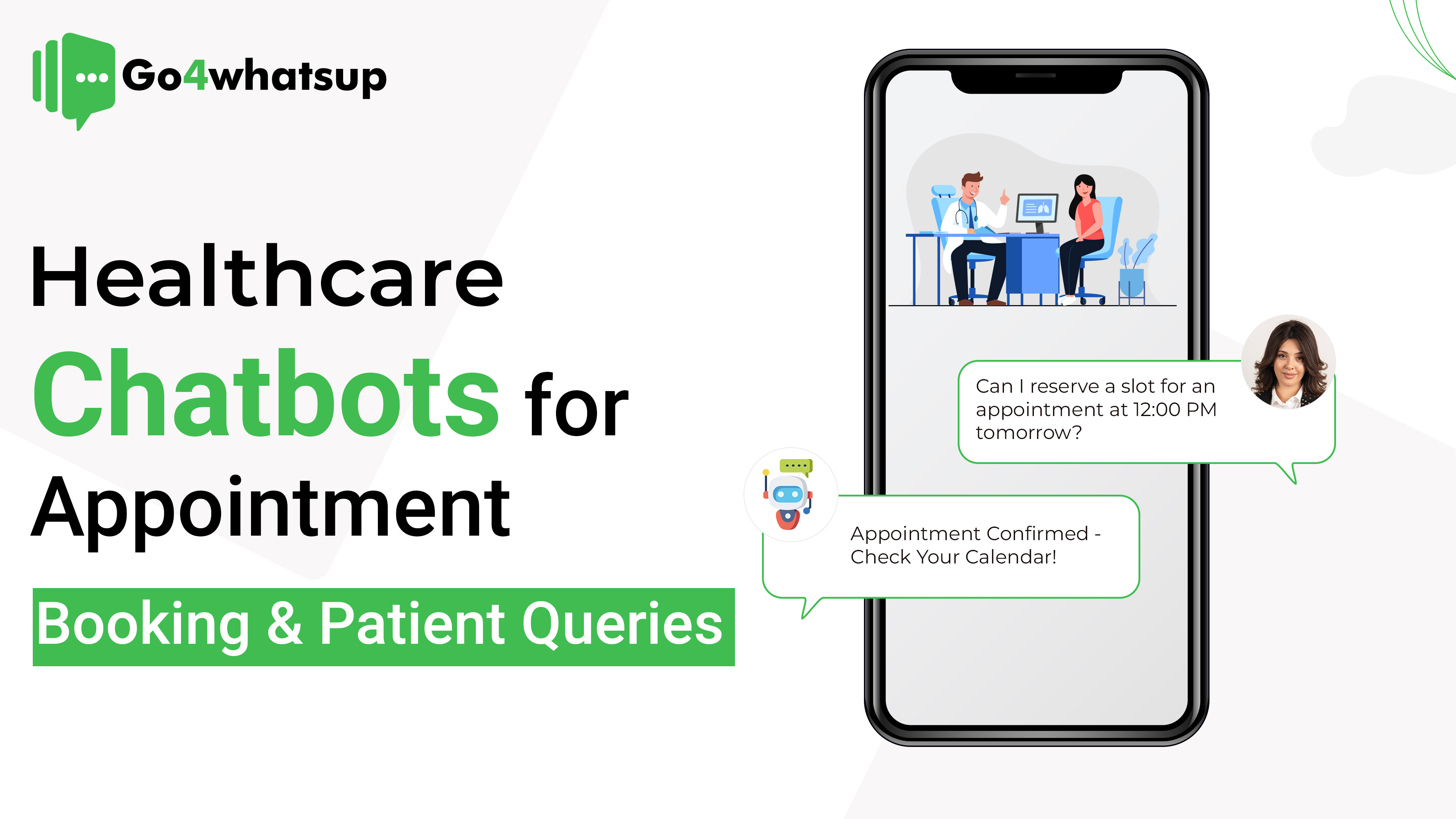 Healthcare chatbot for appointment booking and Queries