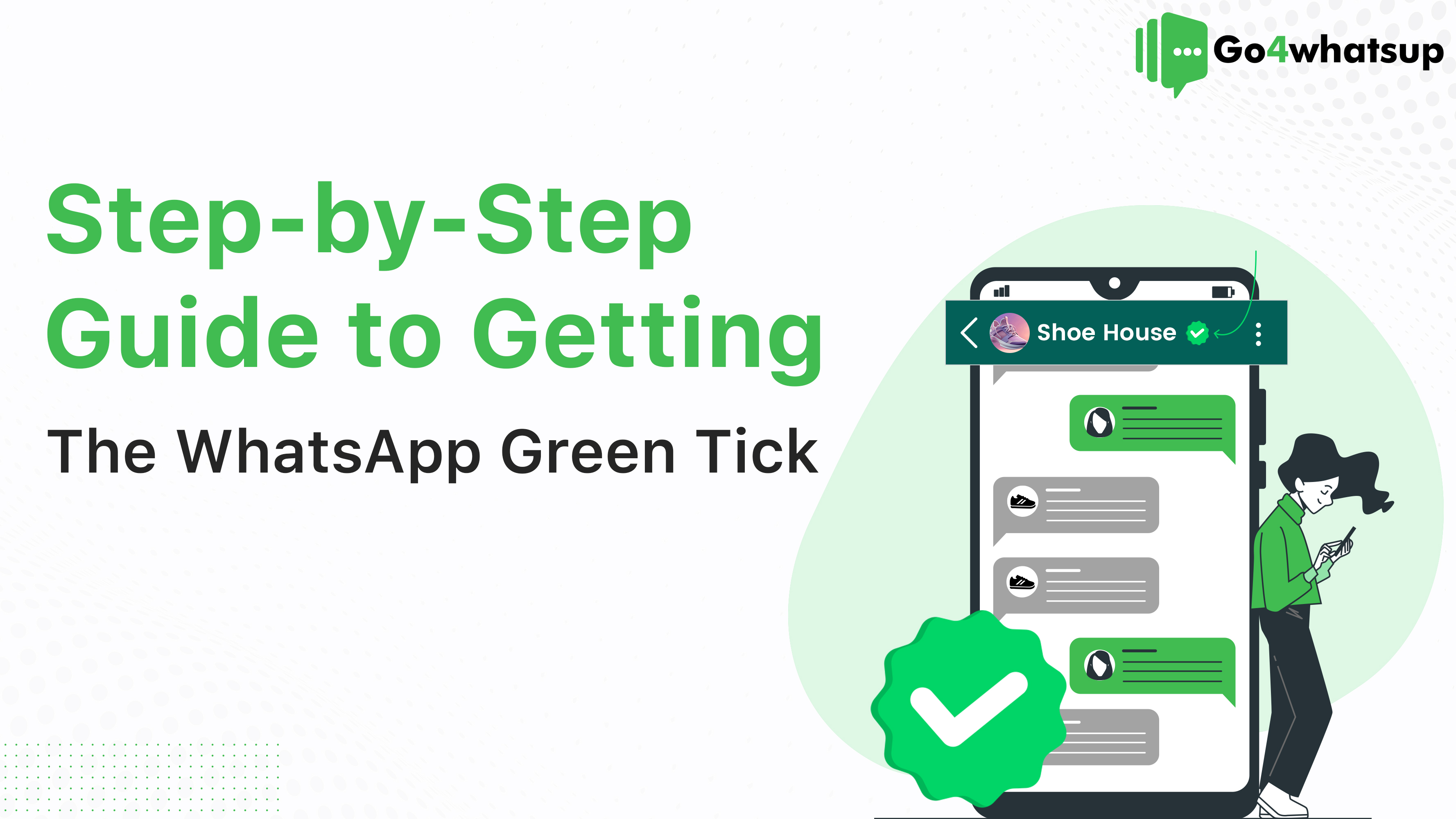 step by step guide to get WhatsApp Green Tick