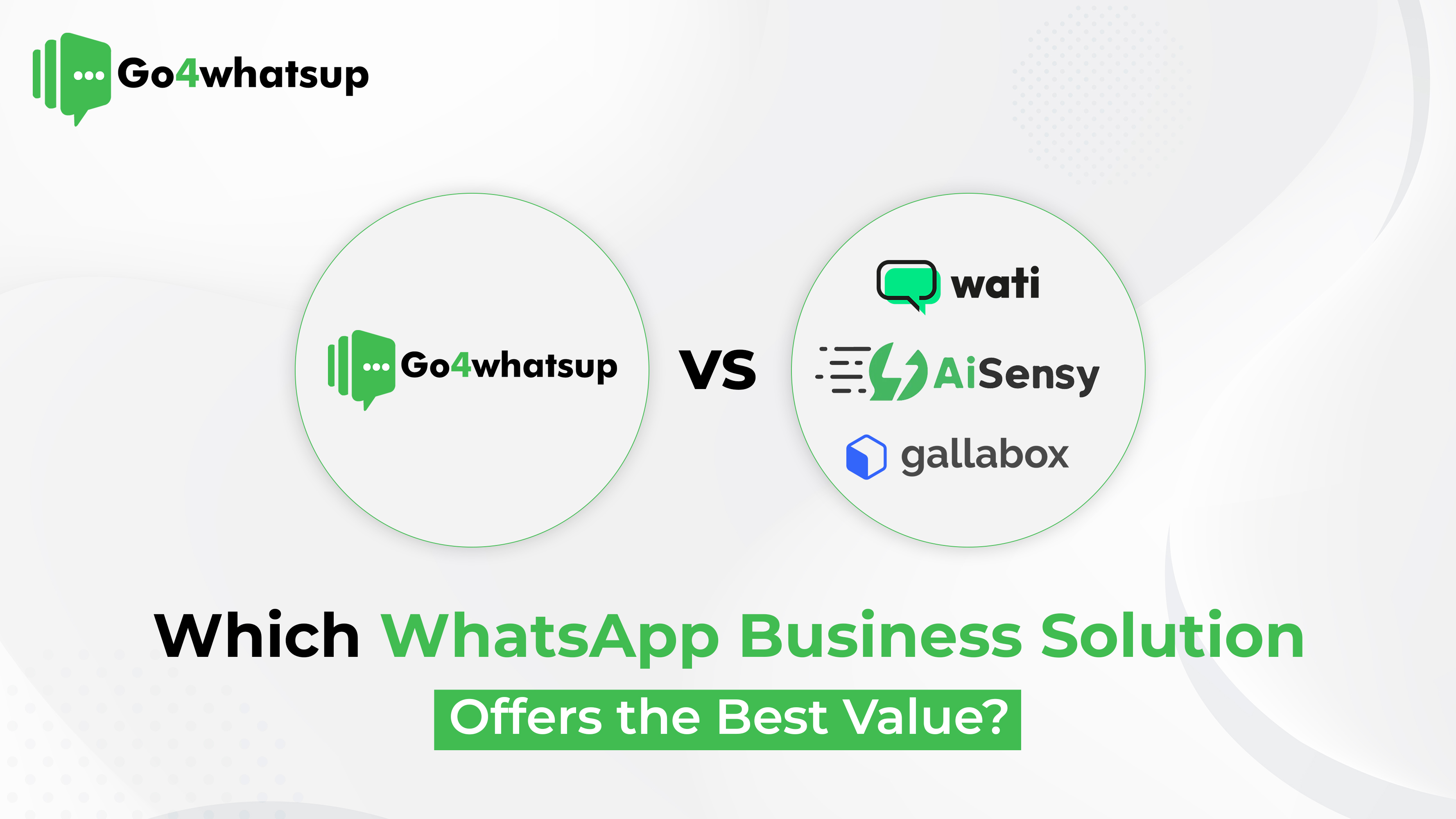 Go4whatsup Pricing Comparison