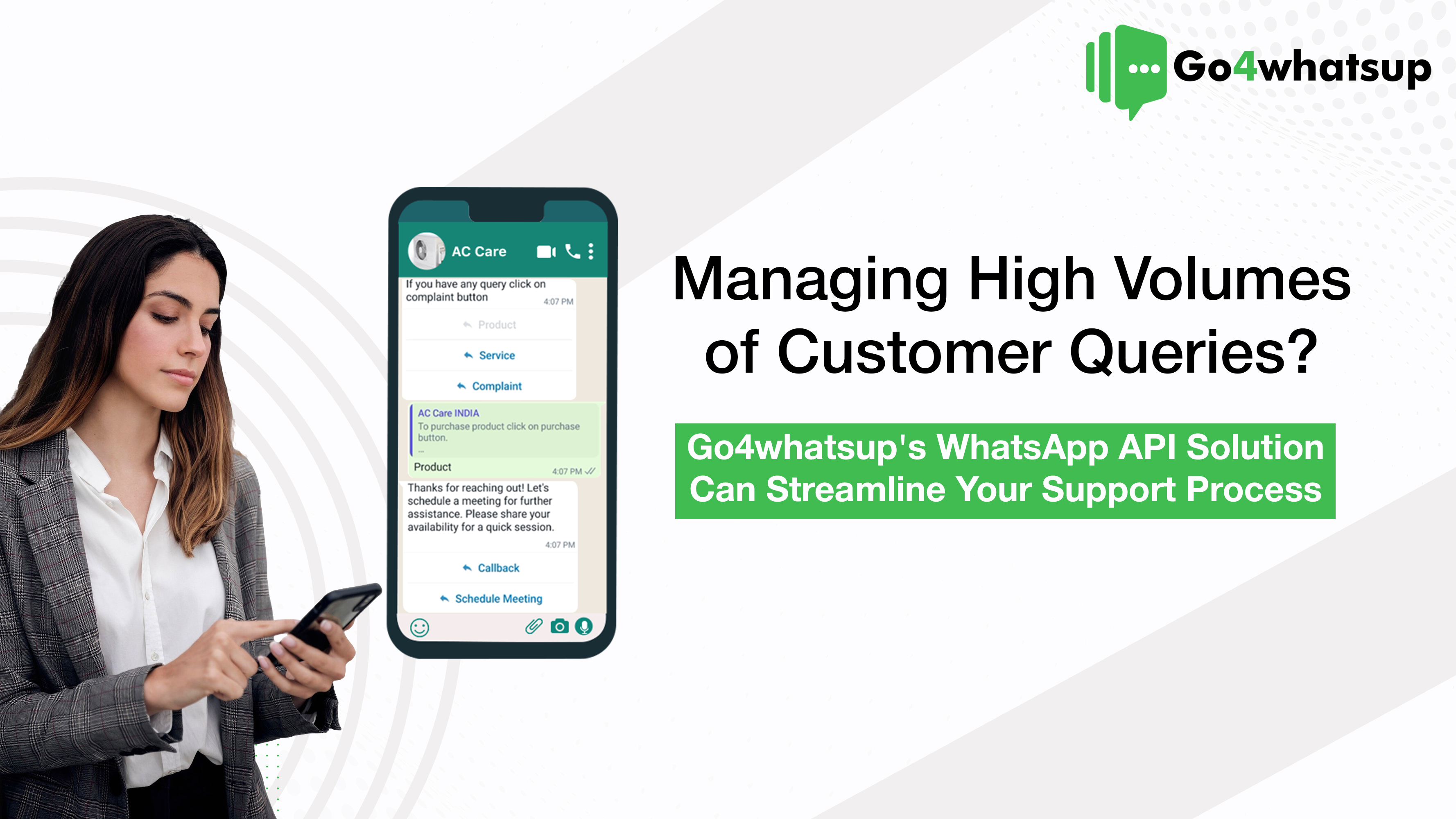 Streamline Customer Support with WhatsApp API Solution